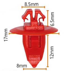 Stock prezzo di fabbrica QGC-B128 rosso Clip di fissaggio universale nuovo pz/borsa 1000 T.<span class=keywords><strong>O</strong></span>.<span class=keywords><strong>Y</strong></span>.<span class=keywords><strong>O</strong></span>.T.<span class=keywords><strong>A</strong></span>-<span class=keywords><strong>H</strong></span>.I.G.<span class=keywords><strong>H</strong></span>.L.<span class=keywords><strong>A</strong></span>.N.D.E.R elementi di fissaggio in plastica - Product Image 2