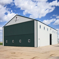 Hangar en structure métallique, bâtiment métallique personnalisable pour hangars et installations de stockage