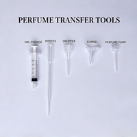 Pompe de distribution de parfum haut de gamme / Entonnoir / Compte-gouttes à ressort / Pipette graduée de 3 ml