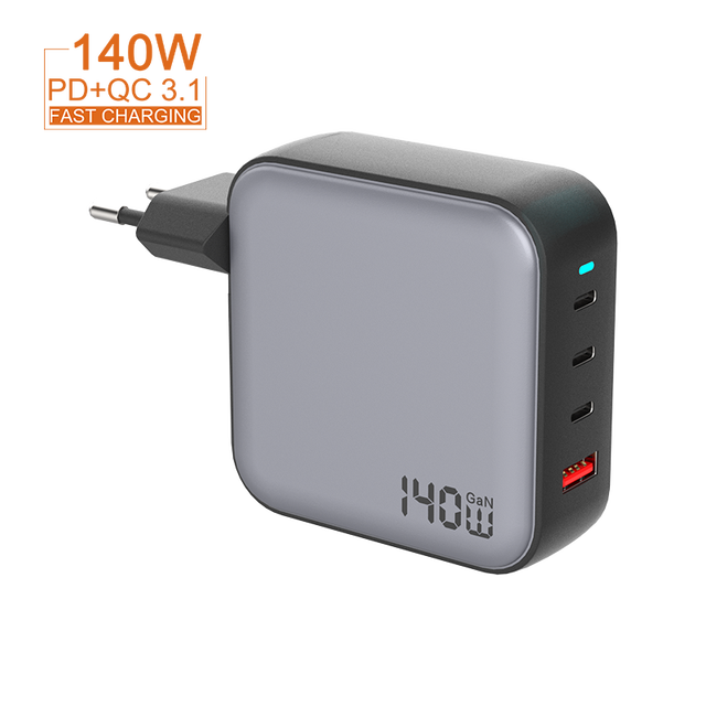 Super Fast 140W USB C Charger Power Adapter EU Plug Universal Travel Laptop Charger Adaptor OTP OVP for Mac Book MacBook Pro
