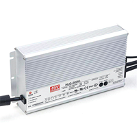 Alimentation LED étanche IP67 pour extérieur, DC12V DC24V, Mean Well HLG-600H 600W, transformateur de driver LED