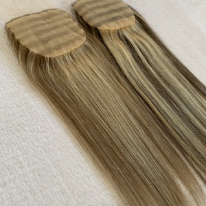 Cierres de Cabello con Encaje de Seda 4x4 para Mujer, Base de Encaje Marrón 5x5 6x6, Base Frontal de Encaje Suizo 13x4 4x4 - Product Image 2
