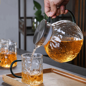 Jarra <span class=keywords><strong>de</strong></span> Vidrio con Filtro <span class=keywords><strong>de</strong></span> Acero Inoxidable y Tapa, Resistente al Calor, <span class=keywords><strong>de</strong></span> Borosilicato, para Té <span class=keywords><strong>de</strong></span> Frutas, <span class=keywords><strong>de</strong></span> Gran Capacidad - Product Image 6