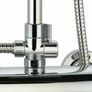 Juego de Ducha Termostática Económico con Grifo de Latón, Ducha de Lluvia con Aumento de Presión, Ducha de Masaje y Estante de Almacenamiento Gratuito - Product Image 4