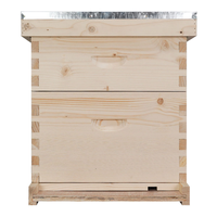 Nouvelle ruche Langstroth en cèdre de Chine enduit de cire Witbee, joint queue de pie, 10 cadres, épaisseur 20 mm, garantie 1 an, équipement d'apiculture
