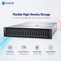 Serveur de virtualisation cloud Dell PowerEdge R760 2U, double processeur Intel Xeon, 8 To de mémoire, serveur d'entreprise pour VDI et calcul dense