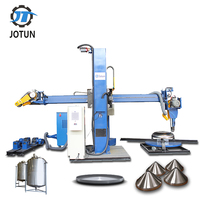 Motor de máquina pulidora CNC industrial Jotun de 11 kW totalmente automático para acabado de espejo en tapas de recipientes a presión de 400-5000 mm