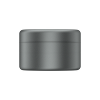 Broyeur à herbes cylindrique en aluminium élégant 62 mm, 3 couches, en métal premium, avec conception de logo personnalisé gratuite