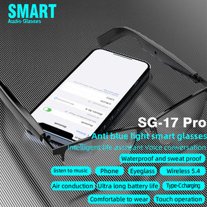 2025 SG17 PRO Anti lumière bleue lunettes intelligentes <span class=keywords><strong>pour</strong></span> hommes BT appel étanche Intelligent réduction du bruit musique casque portable - Product Image 6