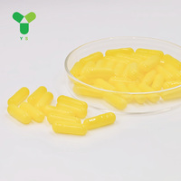 Capsules dures jaunes de taille 0 du fabricant YS Capsules de légumes et de pilules vides à base de matière première de gélatine