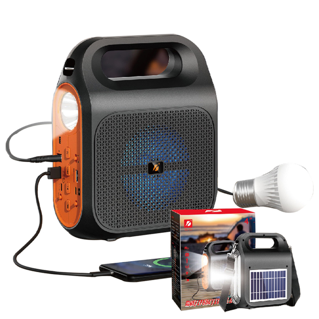 Multifunctional Energy Storage Speaker Integrated Lighting Charging With Multinle Effects Outdoor BT Speaker