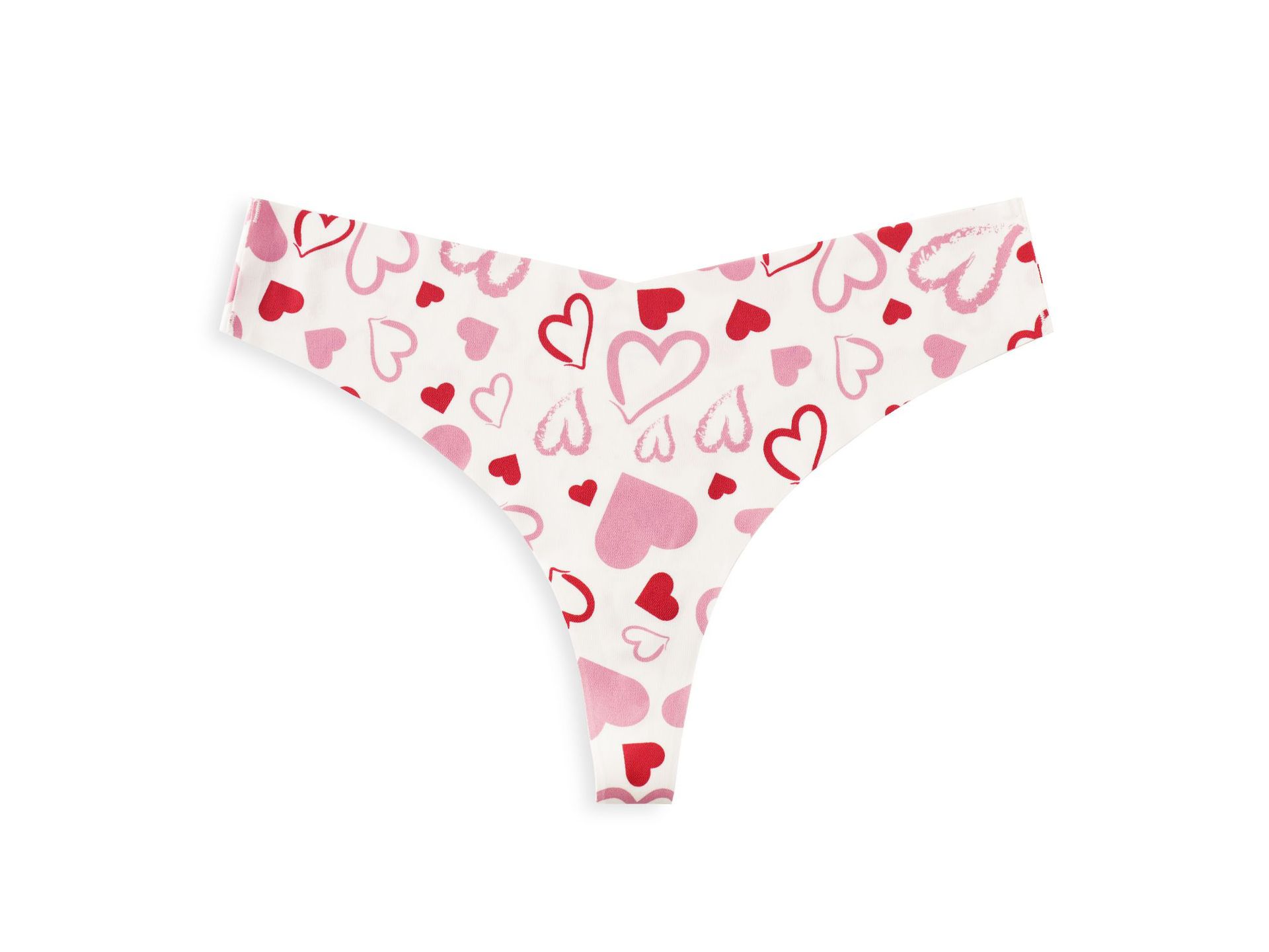 White background pink heart