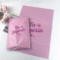 Sacs d'expédition de luxe personnalisés avec logo imprimé, sacs d'expédition en polyéthylène noir imprimés