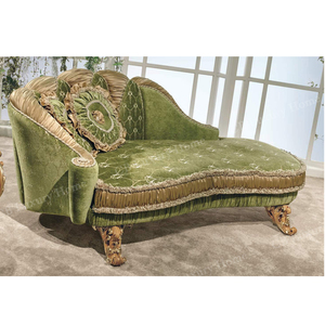 <span class=keywords><strong>Chaise</strong></span> <span class=keywords><strong>longue</strong></span> de style français, canapé en bois massif sculpté doré, meubles de salon, fauteuil d'appoint en provenance du Guangdong - Product Image 3