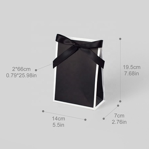 Csmd trắng xung quanh hộp in màu đen cá nhân logo trên Hộp quà tặng tùy chỉnh các tông màu đen tráng miệng hộp giấy cho đám cưới cửa - Product Image 4