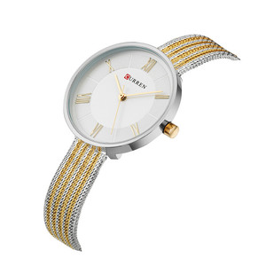 นาฬิกาข้อมือผู้หญิงรุ่น Hot for Curren 9020 ดีไซน์ใหม่ สไตล์มินิมอล สายสแตนเลสสตีล เครื่องญี่ปุ่น ควอตซ์ กระจกอัลลอยด์ - Product Image 6