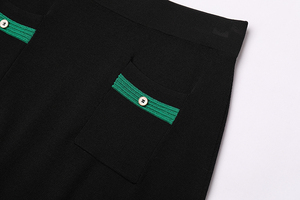 Vêtements de bureau d'été pour femmes vêtements de bureau pour dames jupe pull élégante femmes robe courte unique - Product Image 4