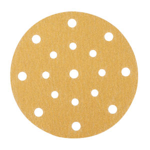 Discos de Lijado de 150 mm, Papel de Lija de 125 mm para Paneles de Yeso, Grano P80, con Velcro y Orificios para Lijar Madera/Metal - Product Image 2