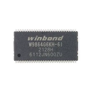 HXC TSOP-54-10.2mm W9864G6KH-6I TR Memoria (CI) Componentes Electrónicos Distribuidor Autorizado - Product Image 1