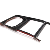 Suku Cadang Mobil ASLI Baru untuk Urus Carbon Fiber Rear Bezel Rear Drain Cup Holder