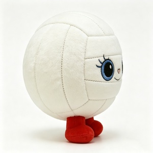 Peluche de voleibol personalizado, peluche de voleibol, lindo peluche de voleibol, muñeco de peluche de pelota deportiva - Product Image 3
