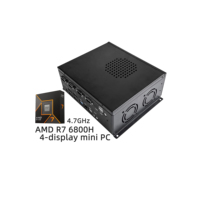 Alto rendimiento Amd Ryzen7 6800H Gaming Mini Pcs 128GB 256GB 512GB Pcie 3,0 4,0 Ddr5 Mini Pc placa base de computadora