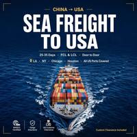 Agent de transport maritime LCL FCL de la Chine vers les États-Unis avec service logistique porte-à-porte
