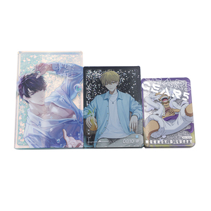 Customized Sizes Styles <b>Plastic</b> Card Collectible Set Cartoon Anime Acrylic Quicksand Plates for Fans - Product Image 3