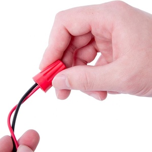 <strong>Red</strong> Screw on Electrical Wire End Connectors Twist on Wire <strong>Connector</strong> Terminal Fast Spring Inserted High Quality Wire Nuts - Product Image 4