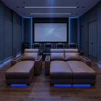 Modernes Elektrisches Echtleder-Kino-Heimkino-Relaxsofa mit Umweltfreundlichem Design für das Wohnzimmer