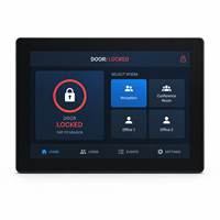 Panel de Control de Acceso POE con Tableta Android 15 de 4.99 Pulgadas para Montaje en Pared, RK3566, NFC, RFID, RS485, RS232, Modo Kiosco, Firmware Personalizado OEM