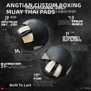 DAWNFROCE Guante de Enfoque Personalizado de Cuero de Microfibra, Mini Almohadilla de Objetivo Duradera y Protectora para Entrenamiento de Boxeo y Muay Thai - Product Image 2
