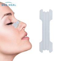 Bandelettes nasales respirantes transparentes BDE HEAL DG-520143 Extra Strength en PE 6x2.3cm, sans médicament, unisexe, solution contre le ronflement, soulagement de la congestion