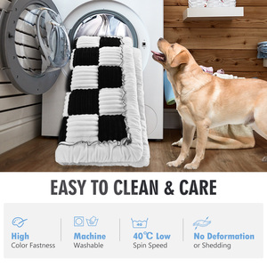 Yıkanabilir Düz Flanel Nefes Alabilen Çevre Dostu Evcil Hayvan Minderi Köpek Kanepe Örtüsü Kalın Yumuşak Köpek Araba Koltuğu Seyahat Yatağı - Product Image 5