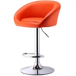 Precio directo de fábrica Diseño moderno Altura ajustable Silla con ranura giratoria <span class=keywords><strong>Casino</strong></span> de juegos con base cromada Silla de comedor OEM de cuero - Product Image 6
