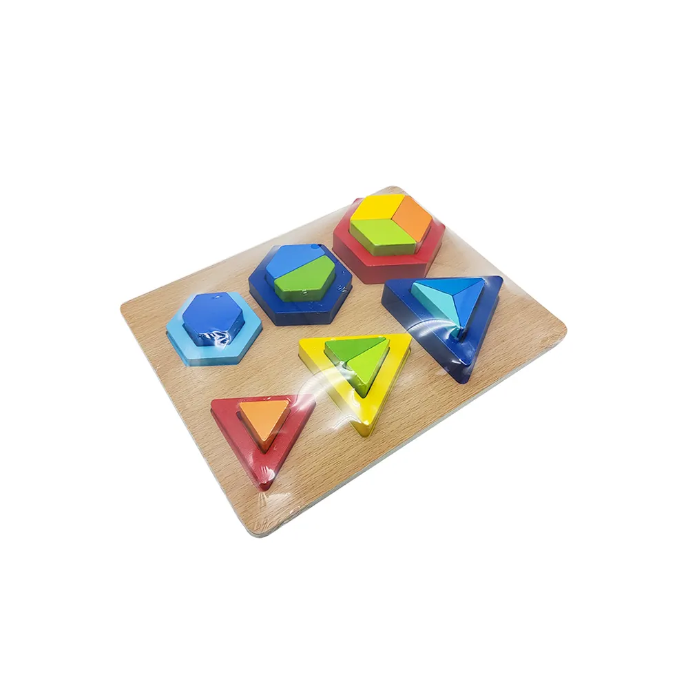 Elsas pre school kiddies educational toys kids puzzle wooden geometry matching game infant toys educational