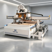 Centro de Mecanizado CNC para Madera, Router CNC de 3 Ejes, Máquina de Tallado y Grabado ATC, 1325x2500mm, Husillo de 11KW