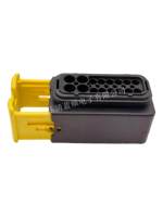 Connecteur femelle automobile Lanshuo 1-1564337-1, 40A 60V, étanche, 16 broches, boîtier PBT-GF30, faisceau de câbles 22-20AWG à sertir