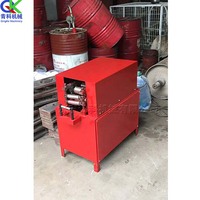 Machine automatique de pliage de soufflets métalliques 4m/min, machine à haute vitesse pour la fabrication de conduits ovales pour l'ingénierie des ponts