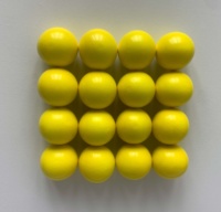 JZ Moderne Technique Mixte Oeuvre Personnalisée Décor À La Maison En Bois Sculpture Boule Mur Art 3D Peinture Sur Bois Tenture Murale