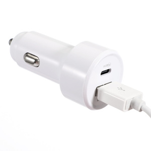ที่ชาร์จในรถยนต์แบบคู่ USB Type-C รุ่นใหม่ ปี 2025 รองรับการชาร์จเร็ว PD20W ป้องกันไฟไหม้ QC3.0 สำหรับ iPhone 12 Max - Product Image 5