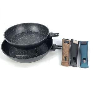 Poêle à frire électrique multifonction en aluminium antiadhésif avec poignée <span class=keywords><strong>amovible</strong></span>, casseroles et poêles de cuisine - Product Image 5