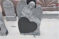 Plaque de tête moderne en granit, pierre tombale pour enfants et bébés