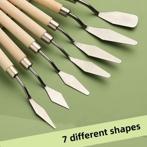 بول سيزان مقبض خشبي لوحة لوحة سكين لوحة زيتية للرسم الزيتي - Product Image 3