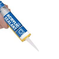 GORSEAL S306 300ml Mastic acrylique imperméable et peignable pour fenêtres, cadres de portes, joints muraux, espaces de maçonnerie et réparations