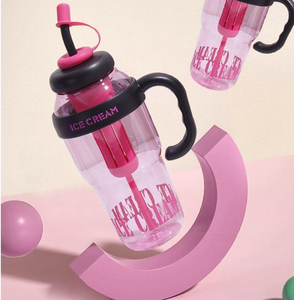 Vaso de Plástico de Gran Capacidad Lucky Belly con Tapa y Pajita para <span class=keywords><strong>Café</strong></span> Helado, Té, Jugo - Product Image 6