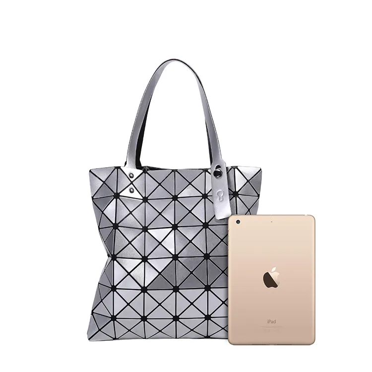 Japan and South Korea new Lingge bag geometric folding bag women's one shoulder handbag
