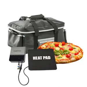 Scaldavivande borsa da Picnic classica e Premium per Pizza isolata riscaldata con temperatura desiderata