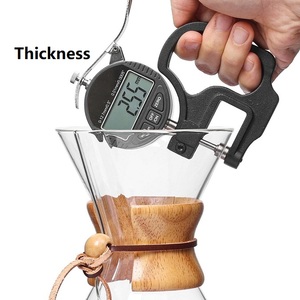 Carafe à café en verre borosilicate sans plomb avec col en bois moderne - Product Image 6