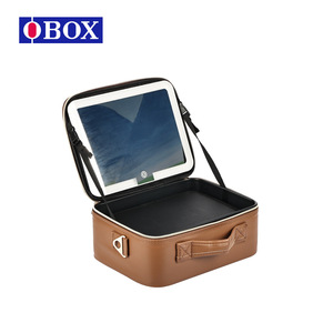 Bolsa de Maquillaje Merlad de Gran Capacidad con Cierre de Cremallera, Asa Suave, Estuche Cosmético, Color Marrón Maillard, Primavera 2024 - Product Image 5